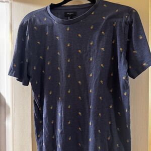 Pineapple dark blue shirt